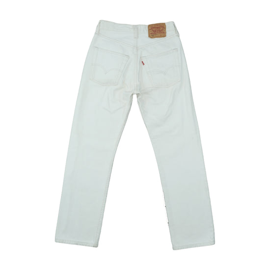 Levi's 501 Straight Jeans Off-White XXS