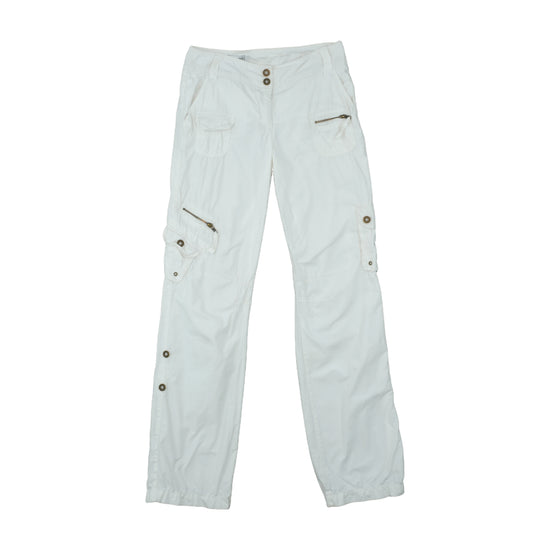 Yessica Y2K Cargo Trousers White S