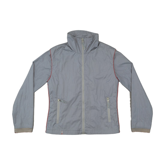 Essenza Zip Jacket Red Piping Gray