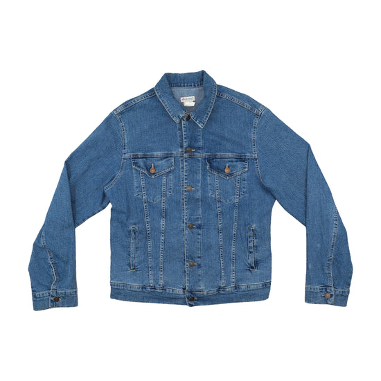 Vitamina Jeans Concept Denim Jacket Medium Wash Blue XL