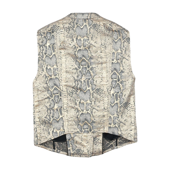 Guess Los Angeles Snake Print Vest Beige M