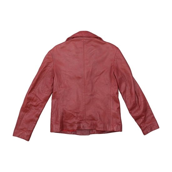 Per me Linea Italiana Leather Jacket Oxblood Red S