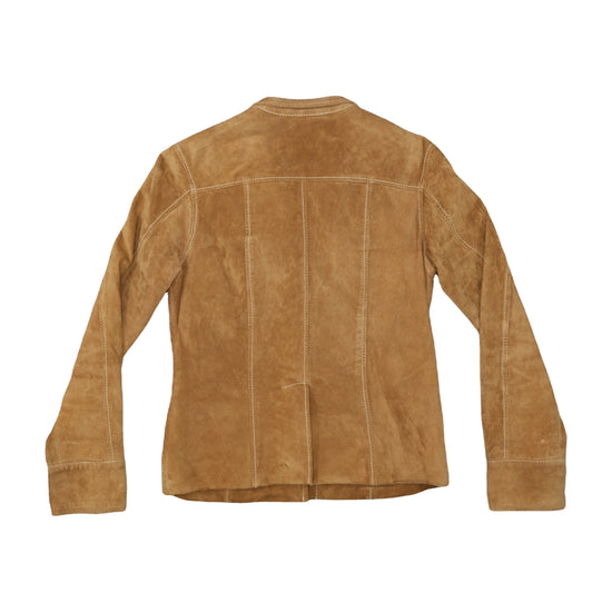 Conbipel Vera Pelle Leather Jacket Warm Tan Brown M
