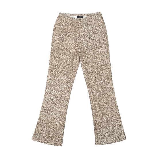 Overdrive Mary Flared Bootcut Pants Brown Speckled S