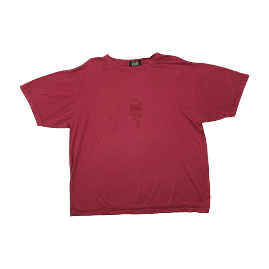 Von Ehr Oversized T-Shirt Washed Burgundy Red