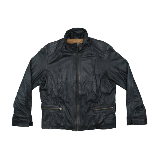 Julia Roma Leather Jacket Black L