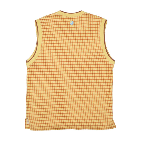 Herb Industries Dynamic Sportswear Tank Top Yellow Check L