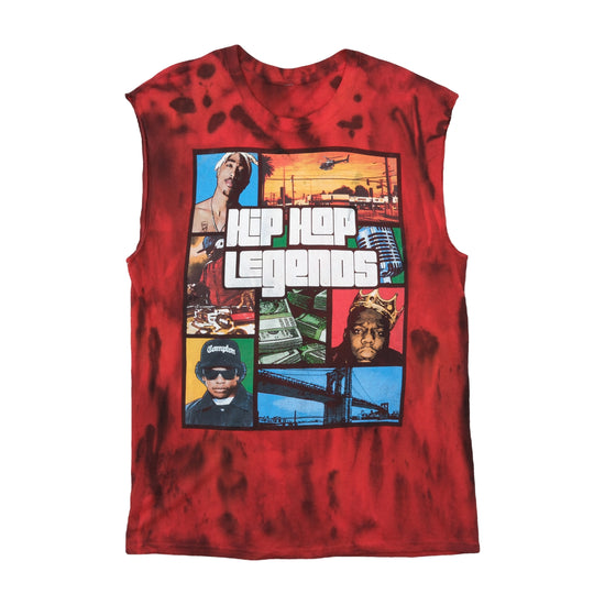 Vintage Hip Hop Legends Tank Top Red L