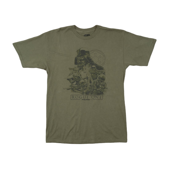 Star Wars Rogue One Graphic T-Shirt Military Olive Green M