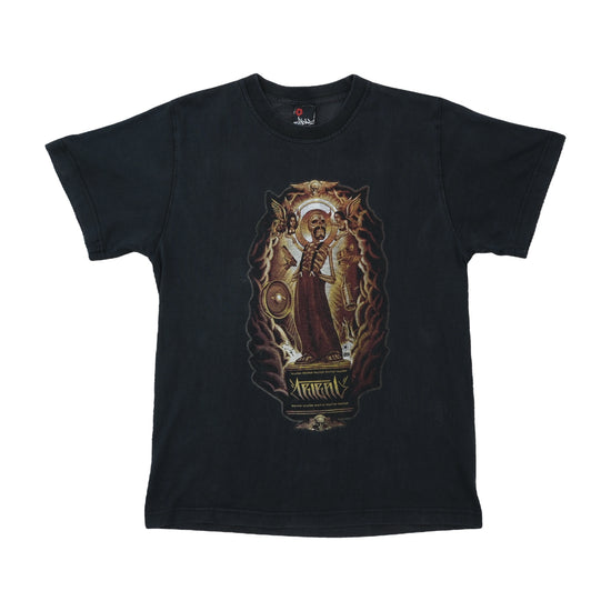 Tribal Gear Graphic T-Shirt Faded Black M
