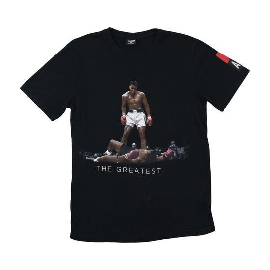Ali Muhammad Ali The Greatest Graphic Tee Black XS