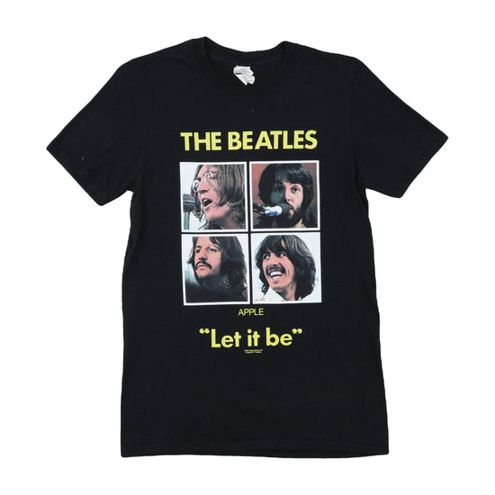 Gildan The Beatles Let It Be Graphic Tee Black S