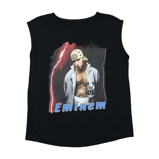 Vintage Eminem Graphic Tank Top Black S