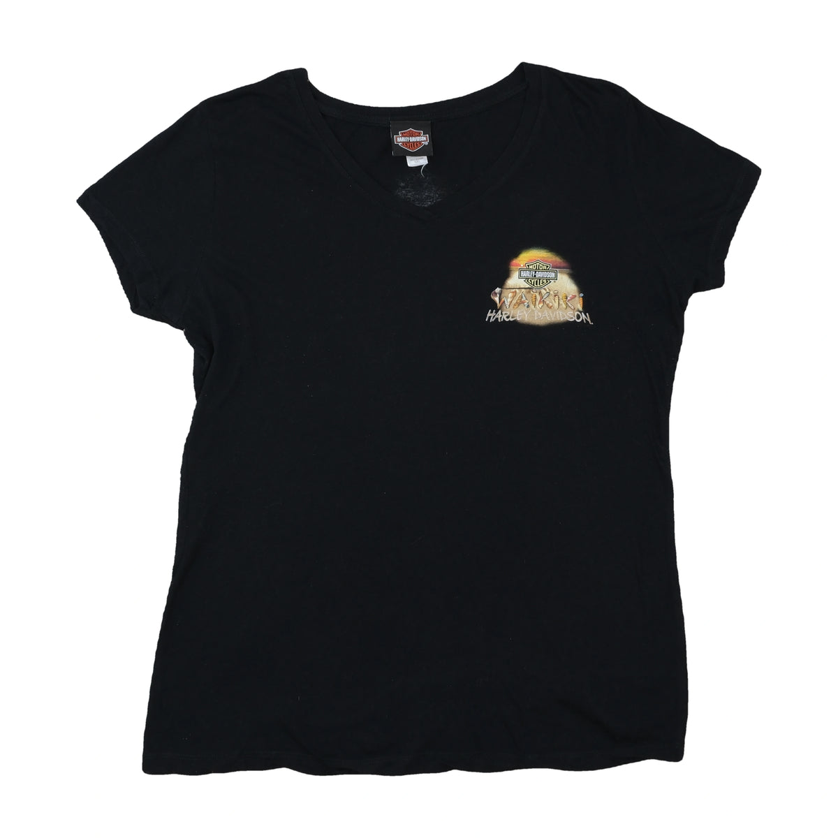Harley-Davidson Waikiki Hawaii Graphic T-Shirt Black 2XL