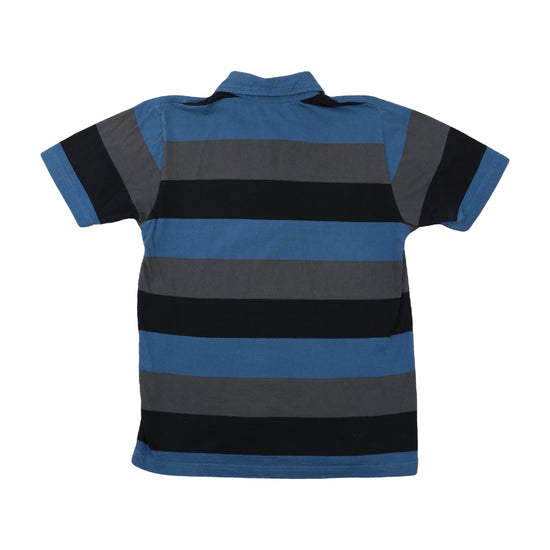 Carhartt Striped Rugby Polo Blue XXS