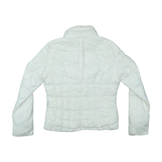 Armani Jeans AJ Puffer Jacket Off-White L