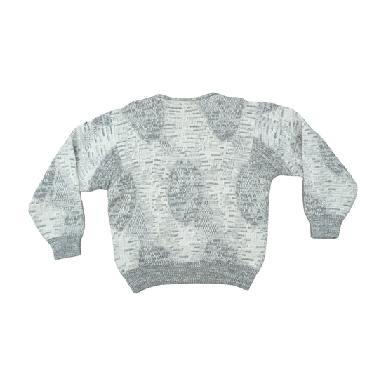 BOSS Hugo Boss Jacquard Knit Sweater Heather Grey XL