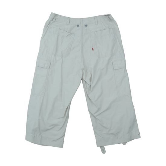 Teddy's Cargo Capri Shorts Stone Beige L