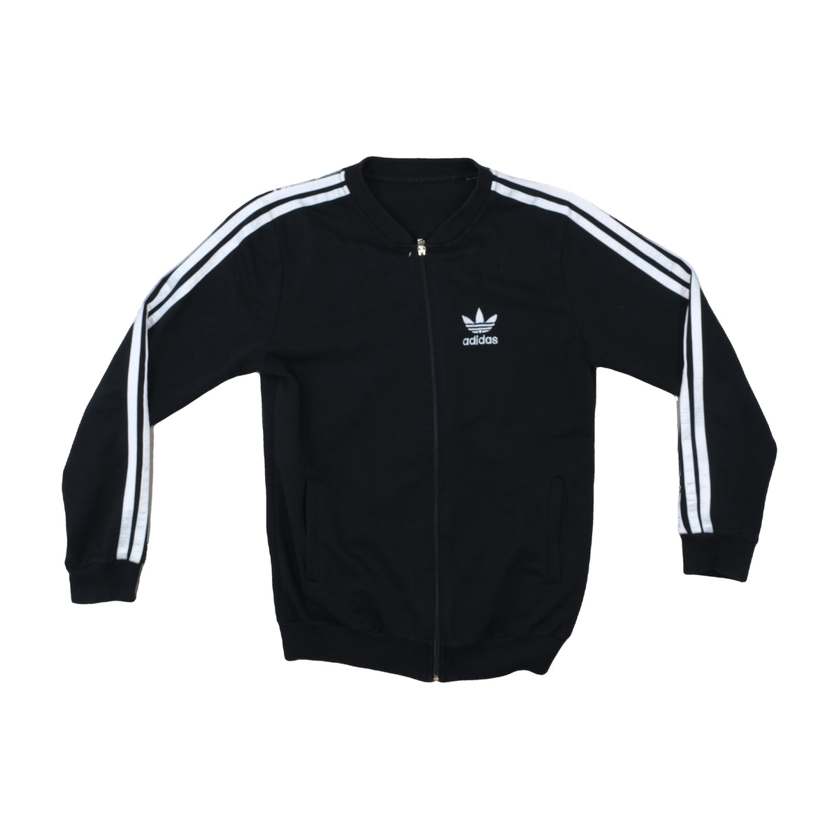 Adidas Originals Track Jacket Black White Three-Stripe