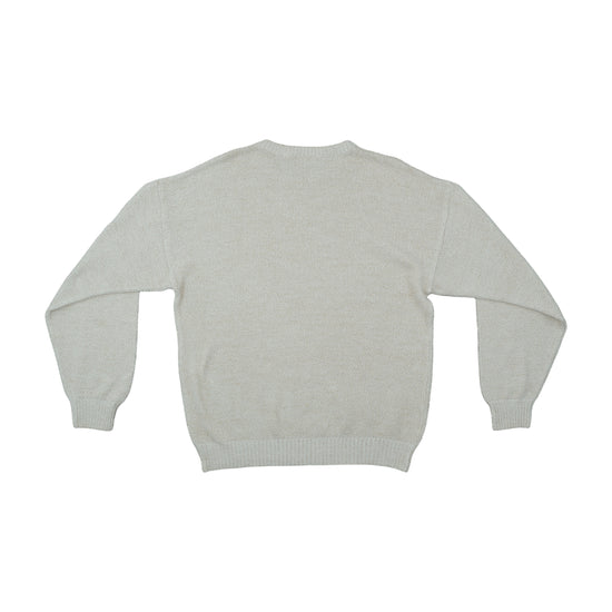 Chemise Lacoste Knit Sweater Cream Beige Marl