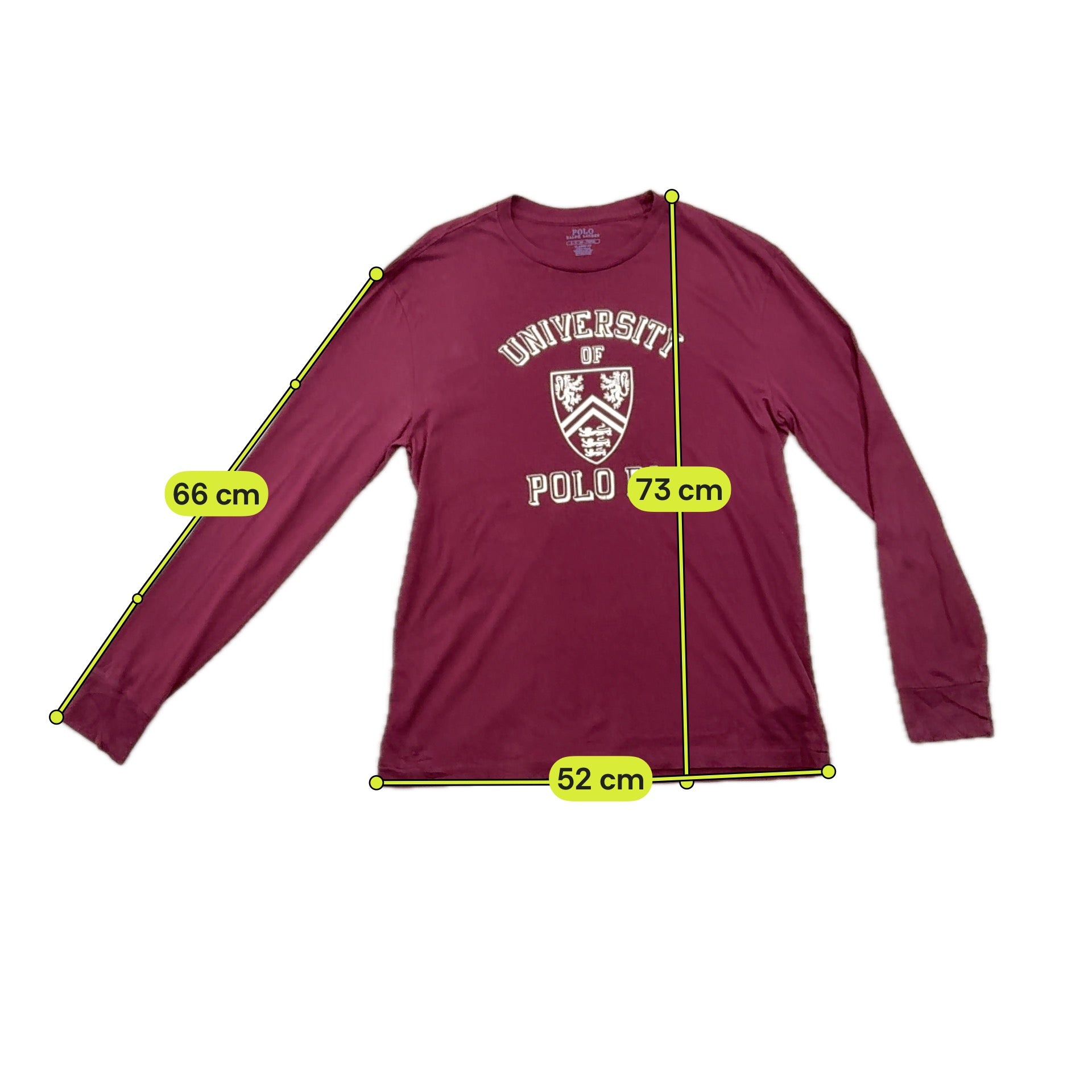 Polo Ralph Lauren University Crest Graphic Cotton Long Sleeve Shirt