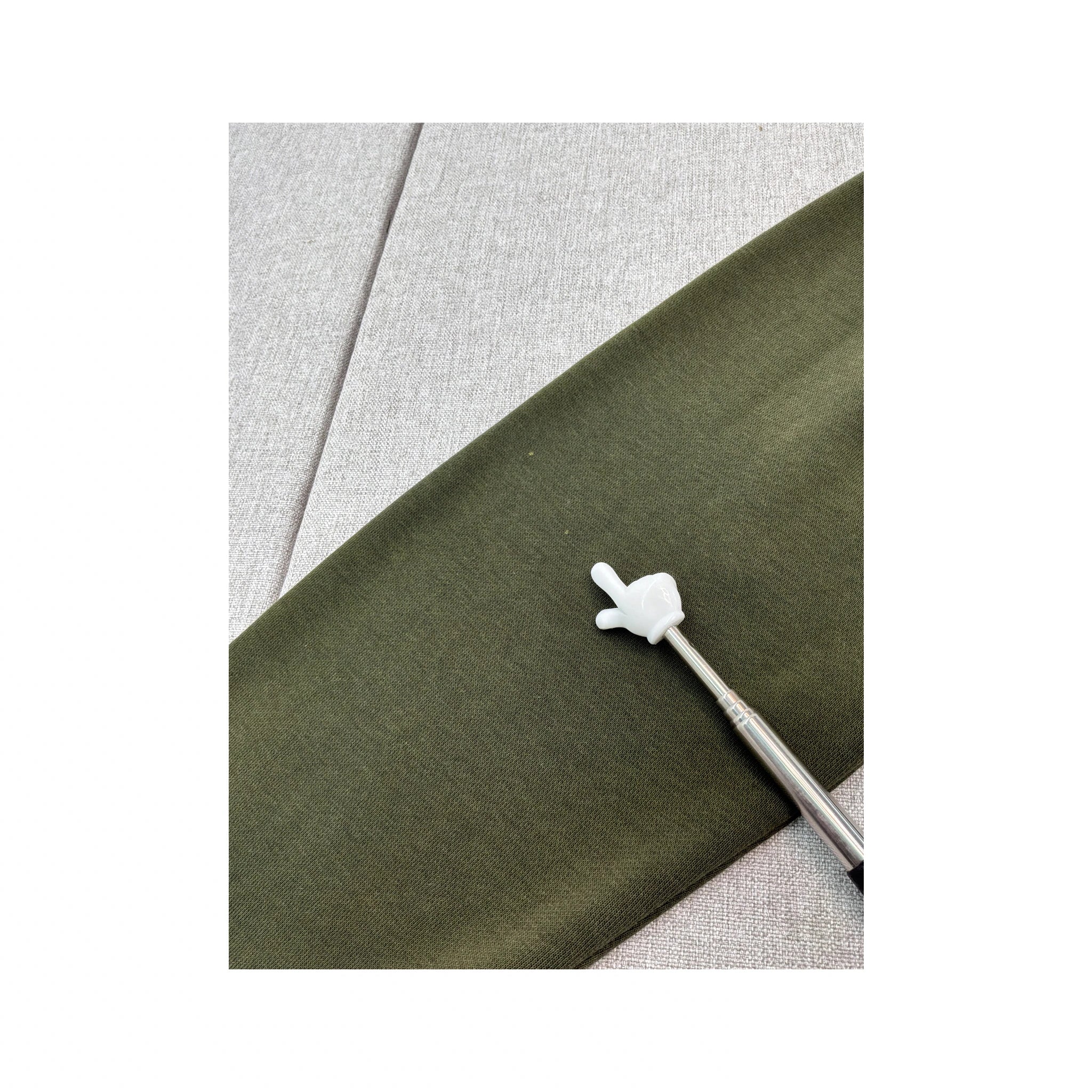 Nike Olive Green Cotton Blend Pullover Fleece Hoodie