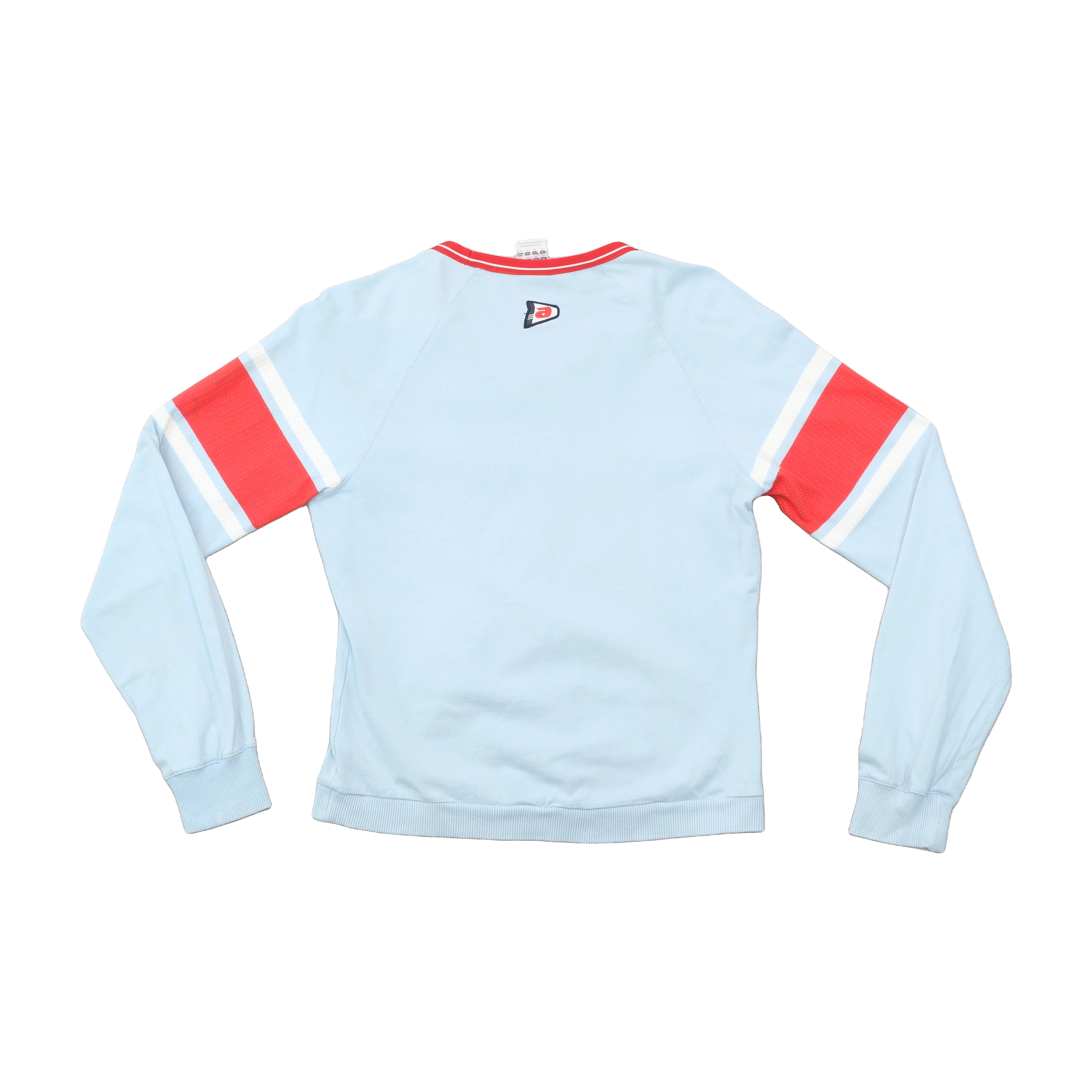 adidas Y2K Logo V-Neck Athletic Sweater