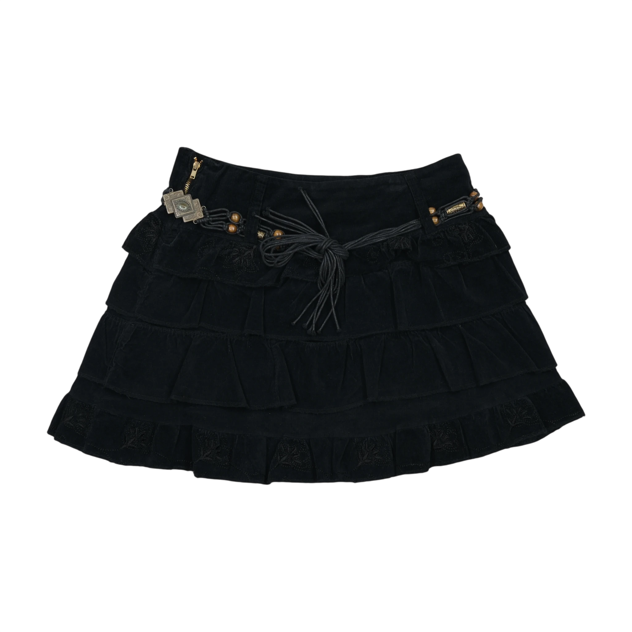 Black Velour Skirt