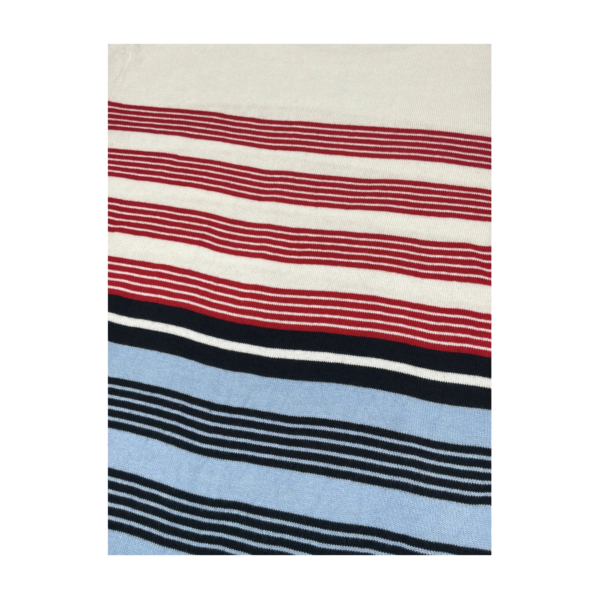 Tommy Hilfiger Striped Cotton Crewneck Sweater