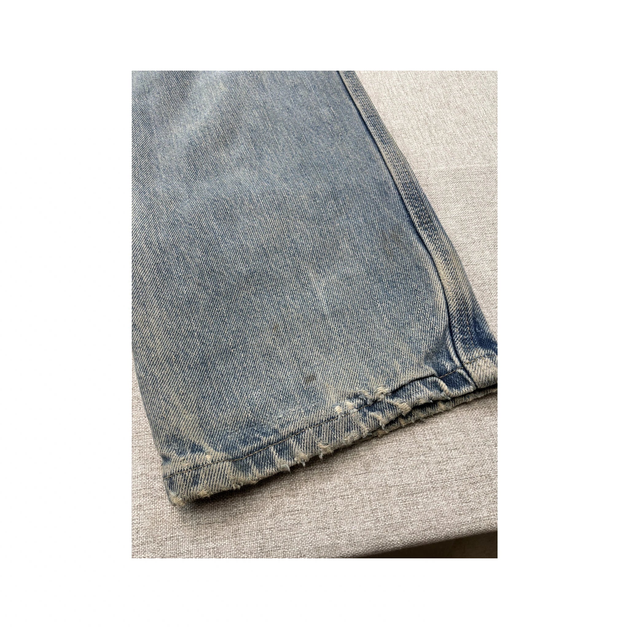 Dickies Vintage Light Wash Cotton Distressed Carpenter Jeans