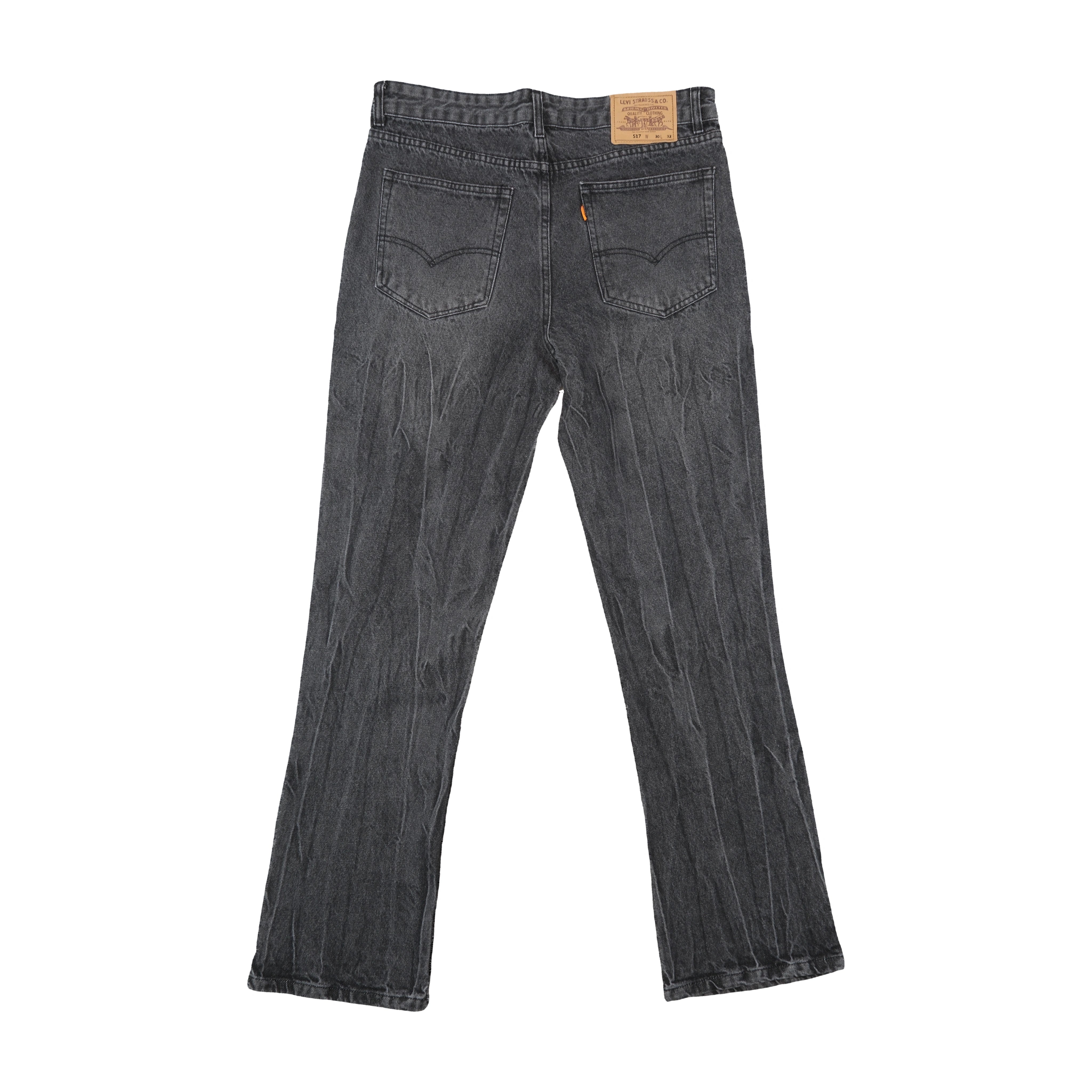 Levi Strauss & Co. 517 Straight Black Denim Jeans