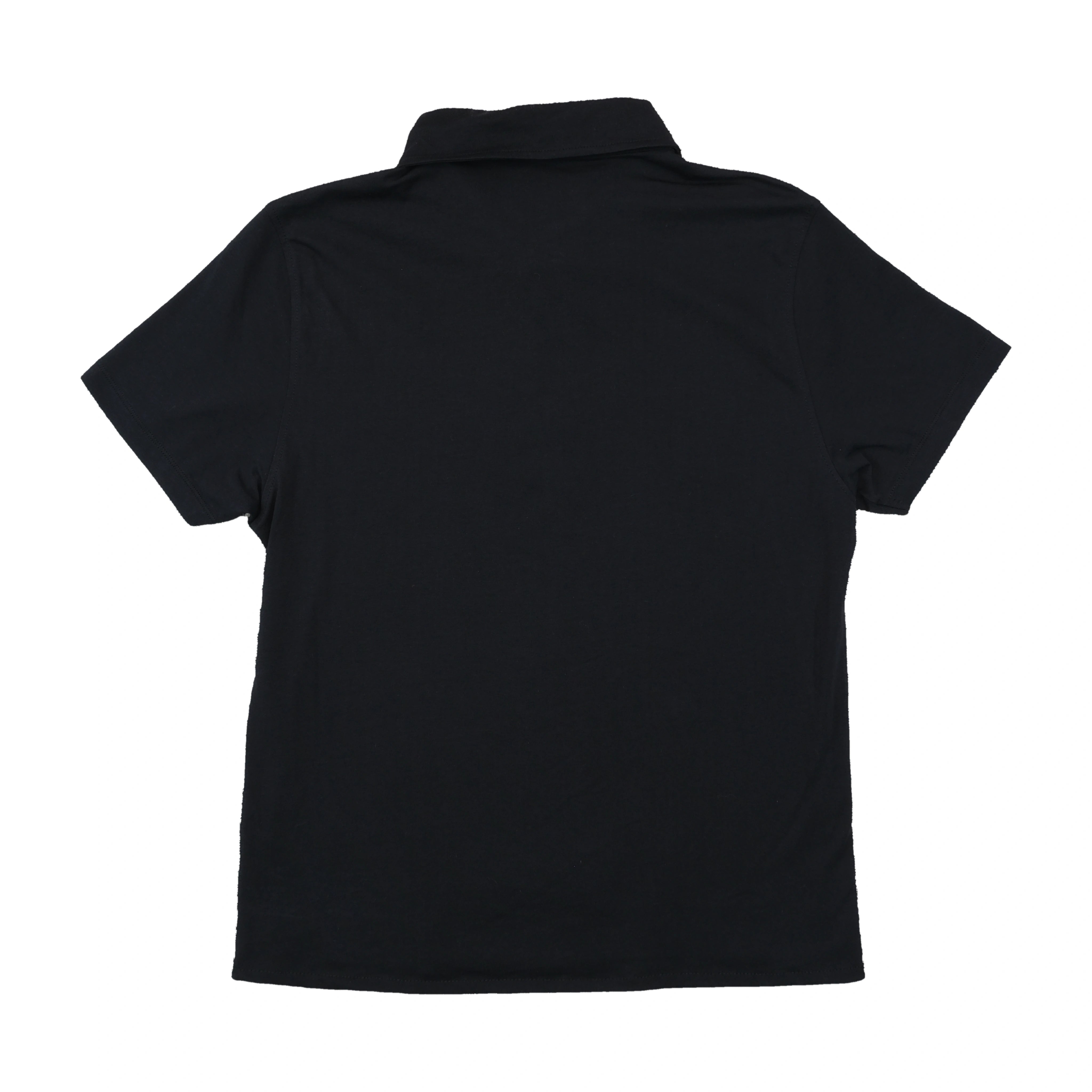 Polo Calvin Klein preto com logótipo