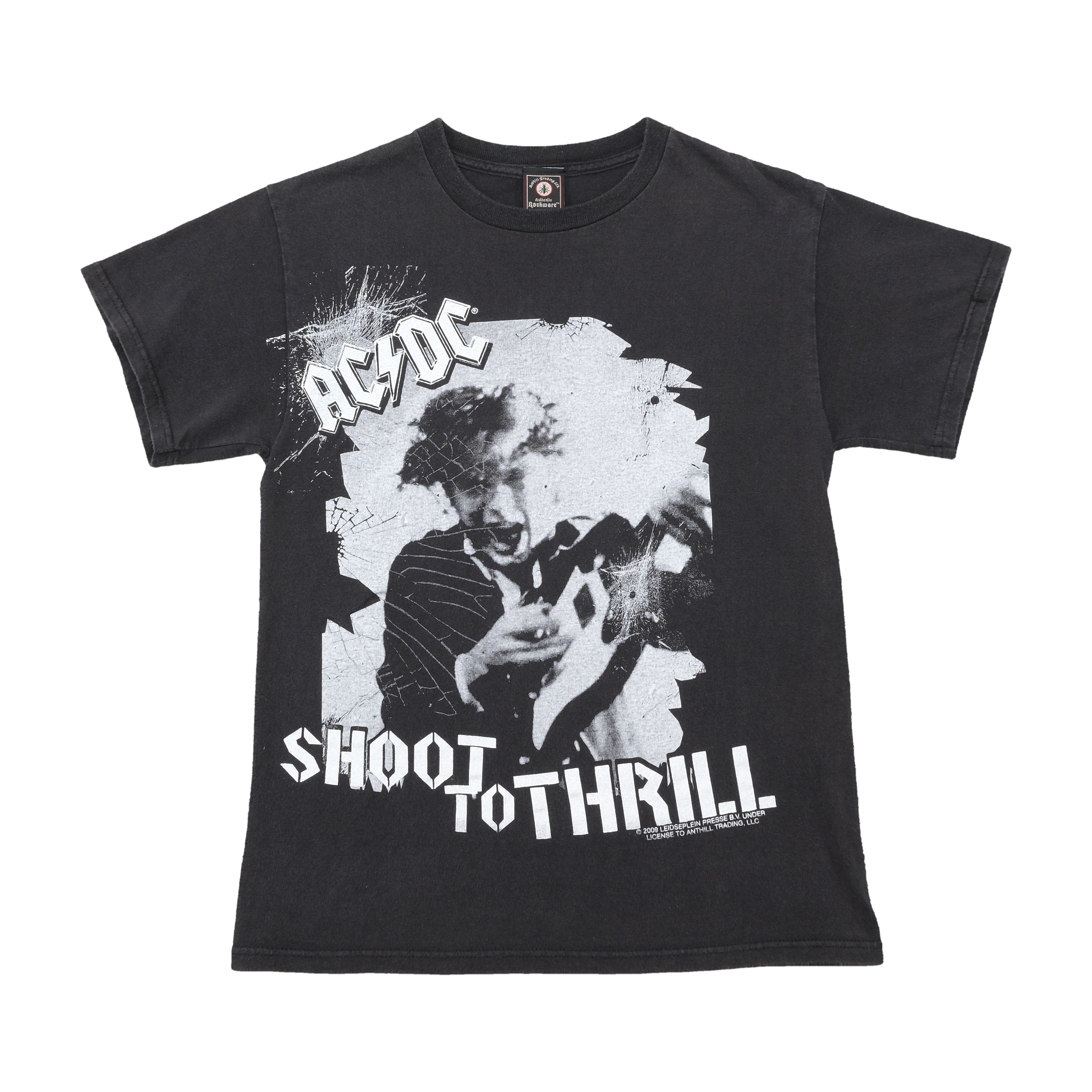 T-shirt Rockaware AC/DC Shoot to Thrill com estampado gráfico
