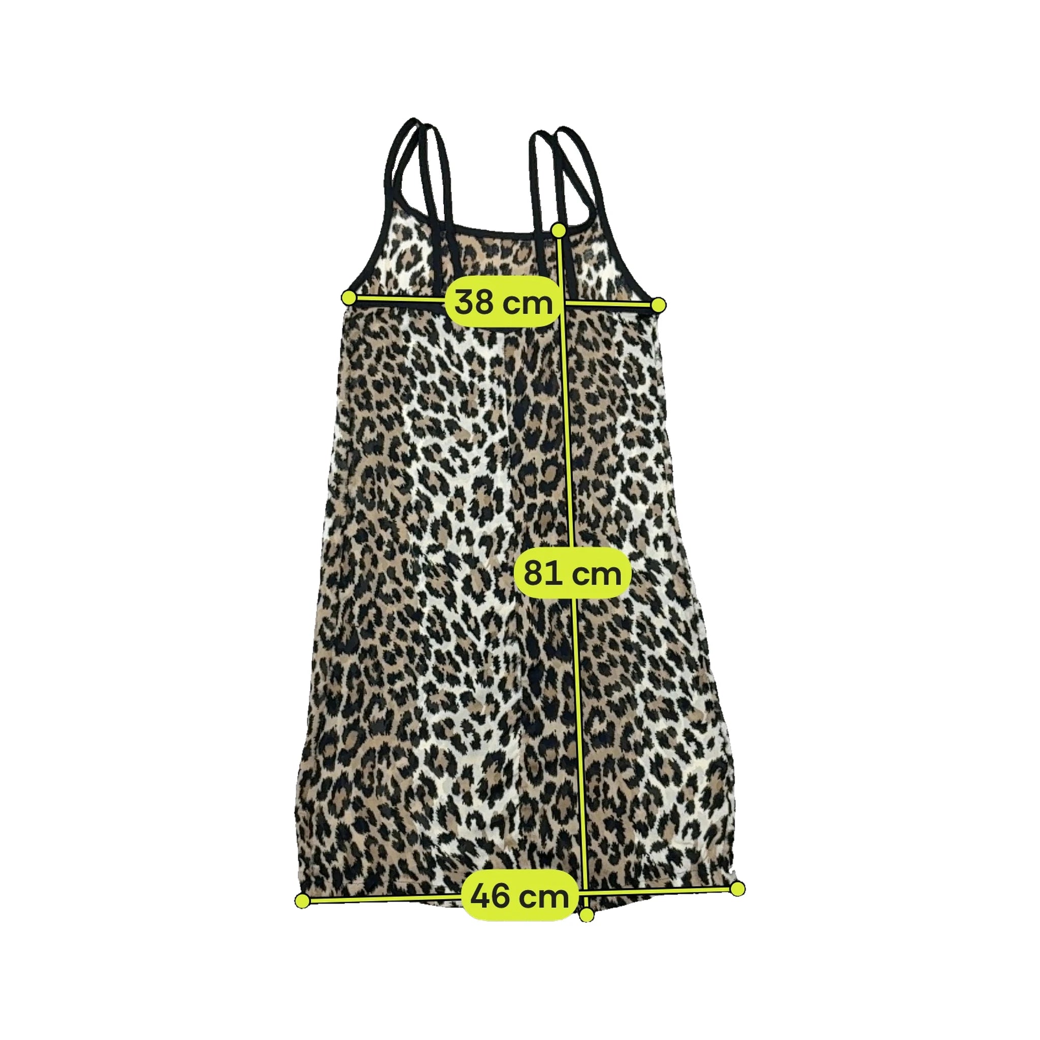 Leopard Print Strappy Mini Dress