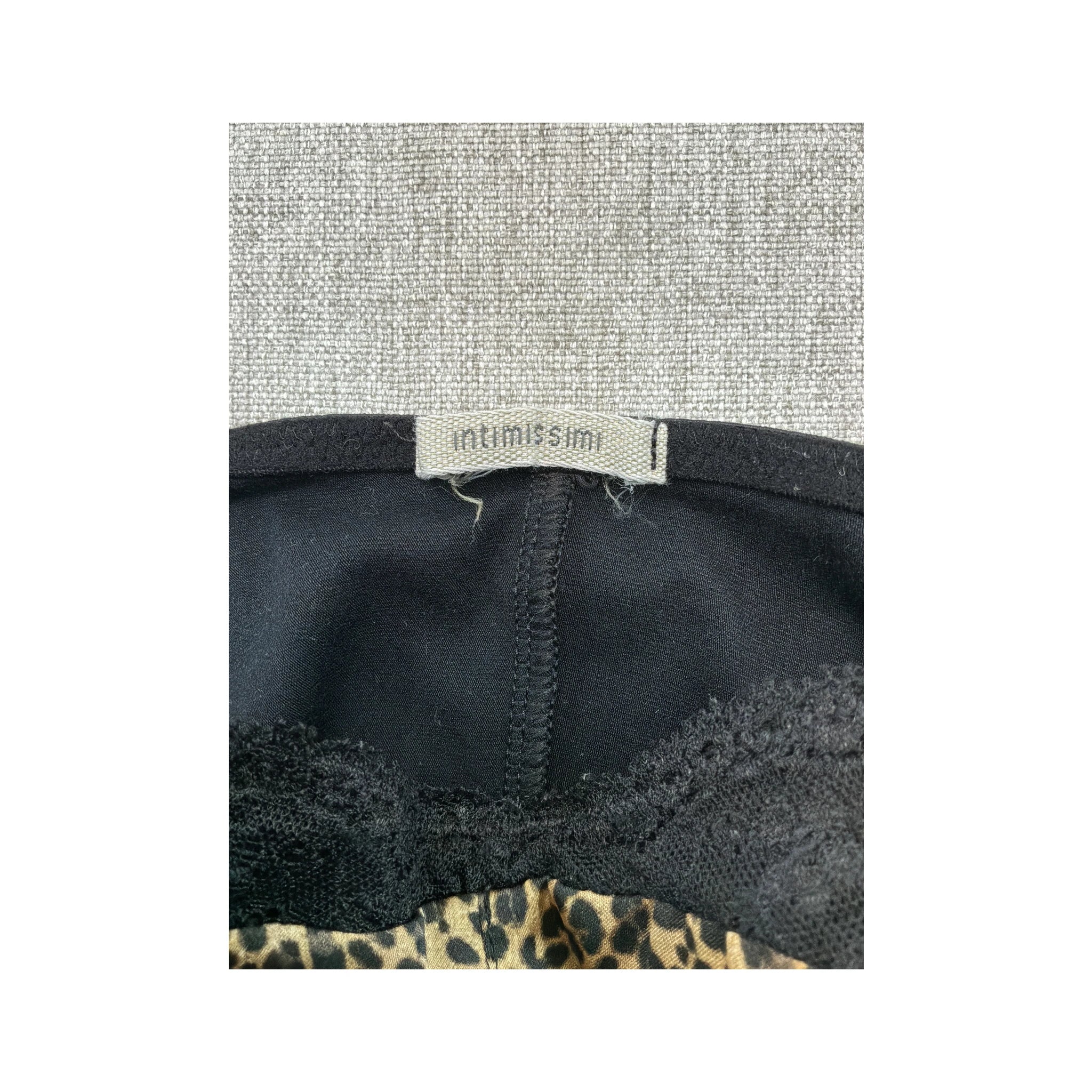 Leopard Print Lace Trim Cami Tank Top