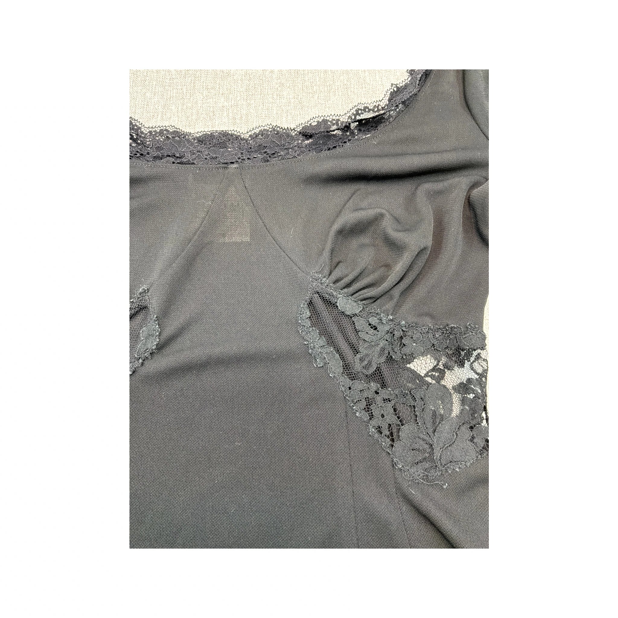 D&G Dolce & Gabbana Lace Trim Bell Sleeve Blouse