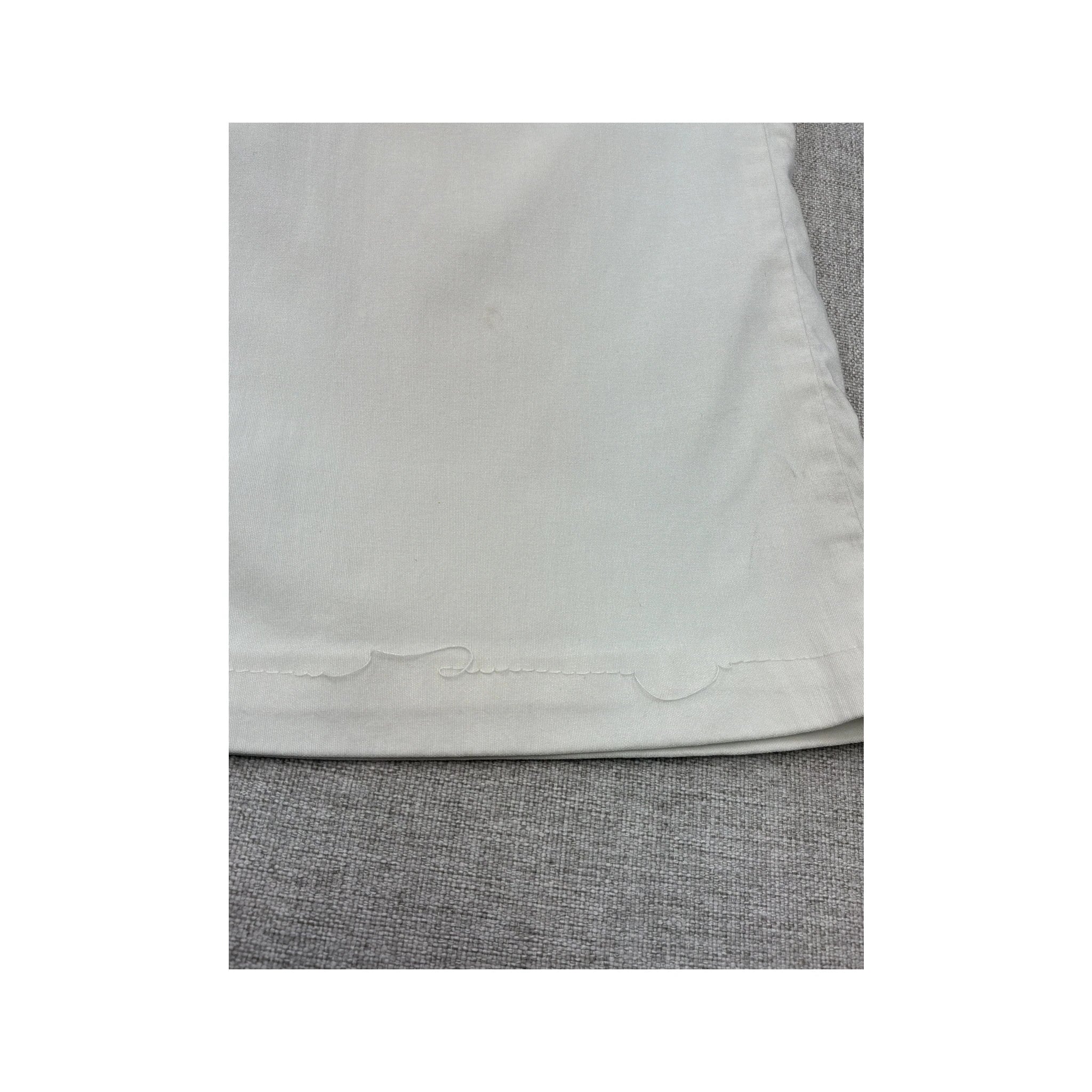 Miss Sixty Low Rise Cropped White Pants