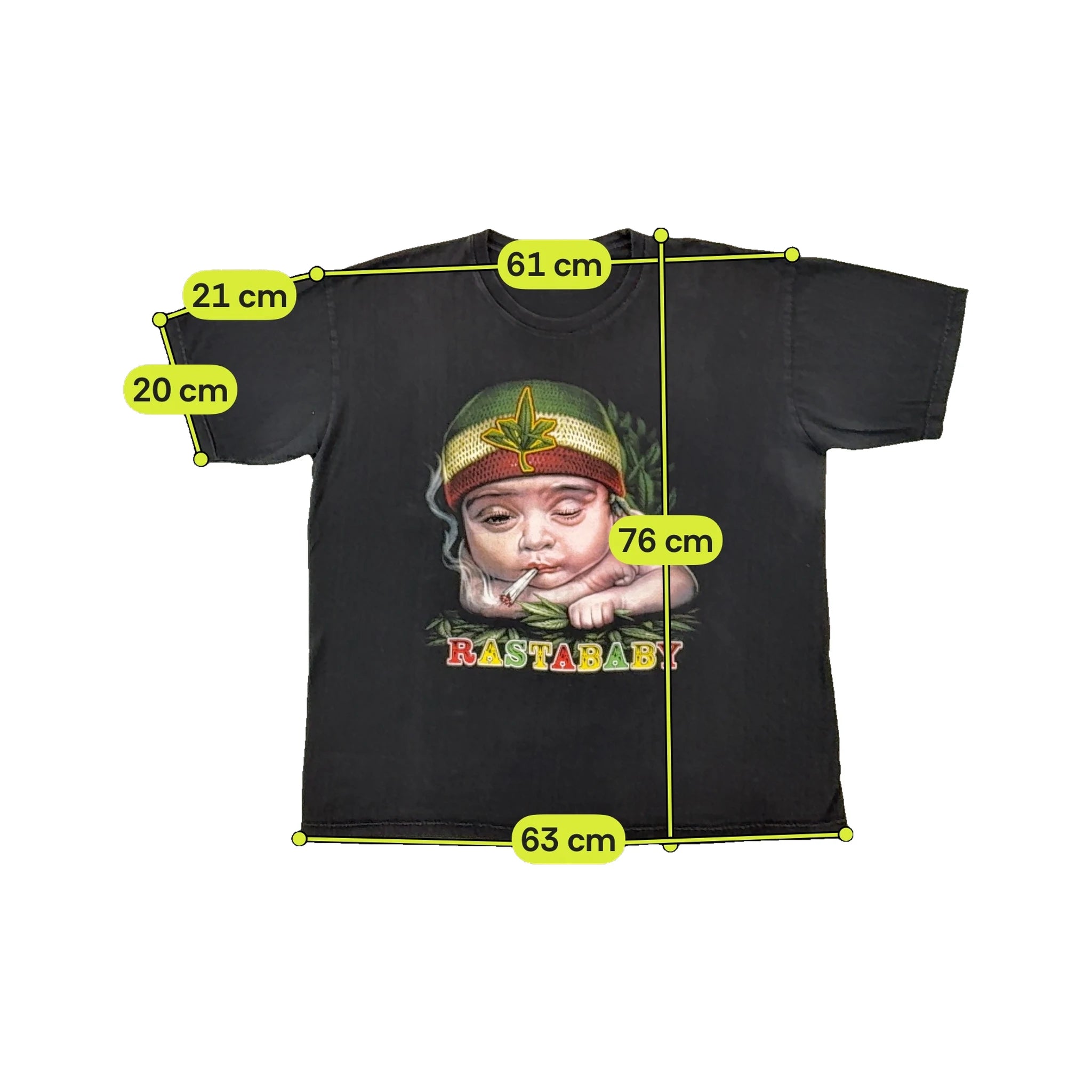 T-shirt Big M com estampado Rastababy