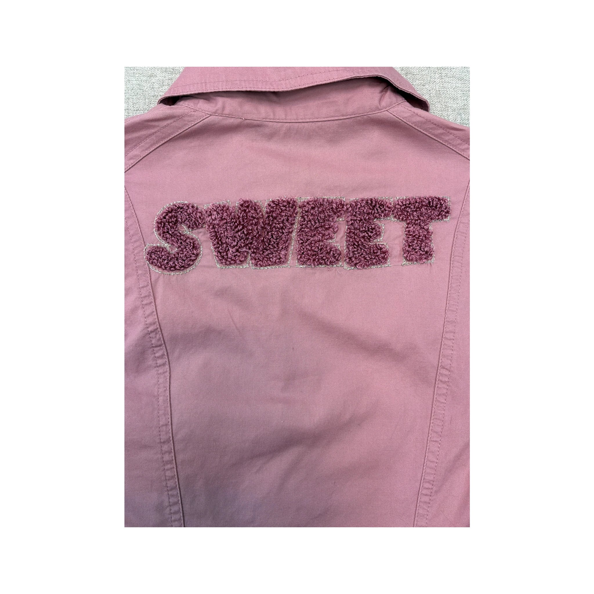 Standpoint Buckle Detail Pink Button Up Shirt