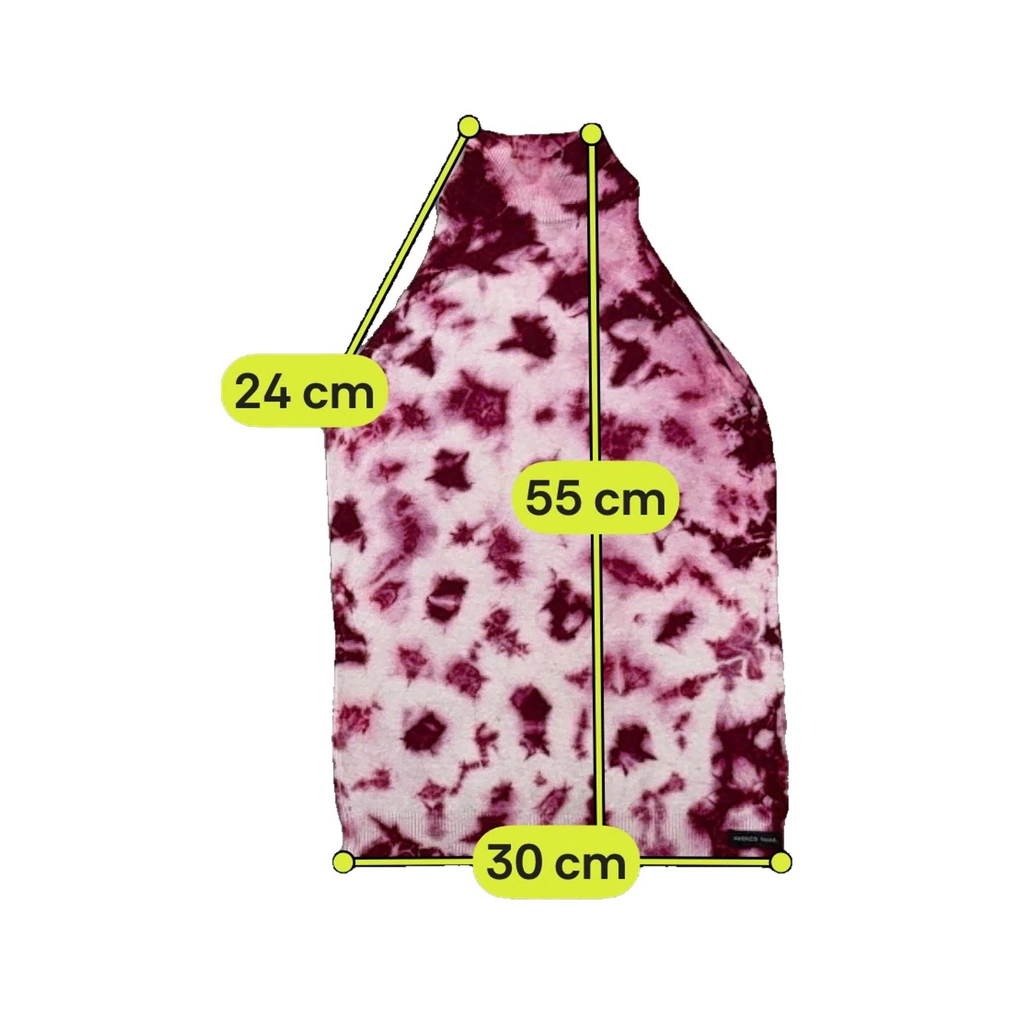 Americo Tavar Tie Dye Rib Knit Halter Tank Top