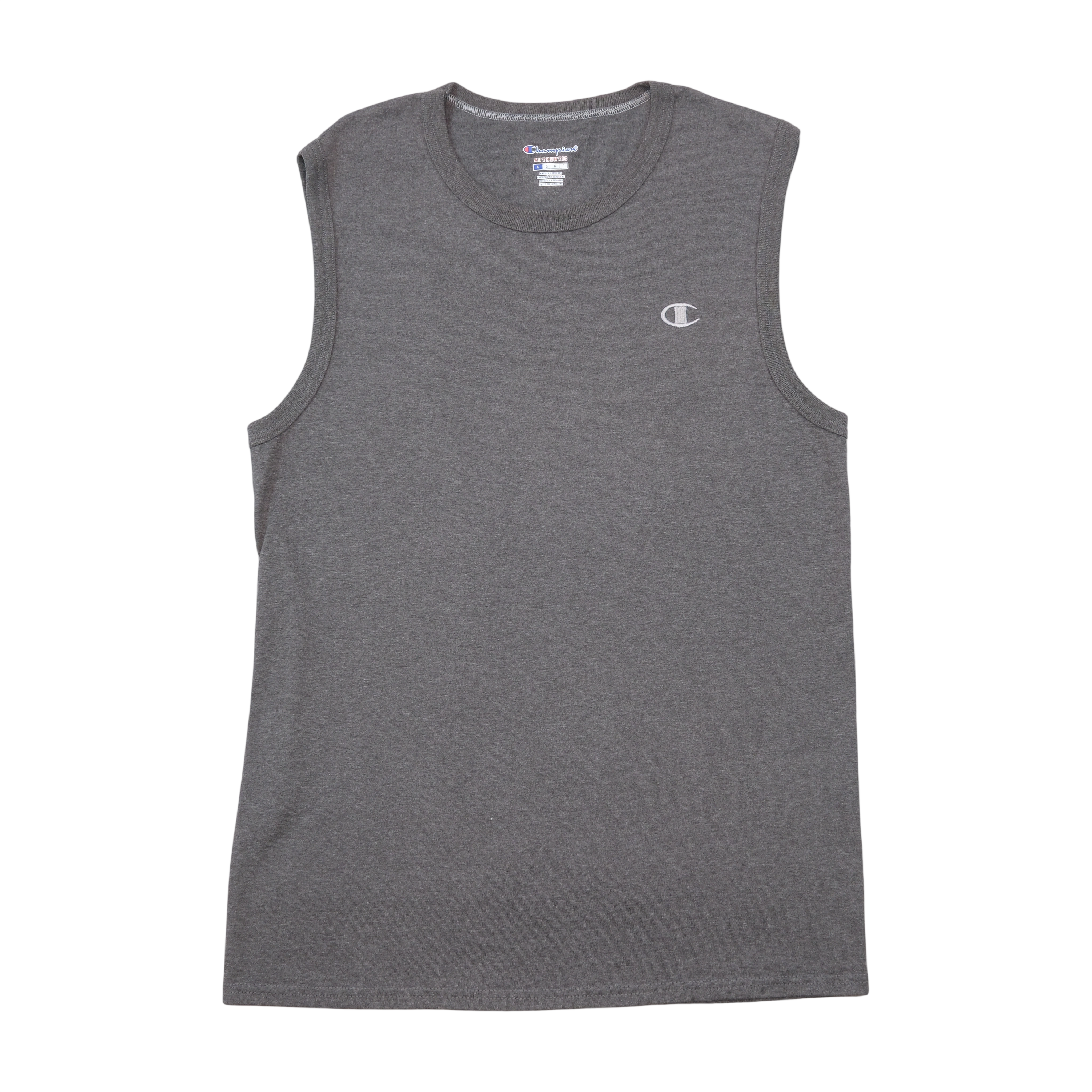 Champion Heather Gray Logo Tank Top