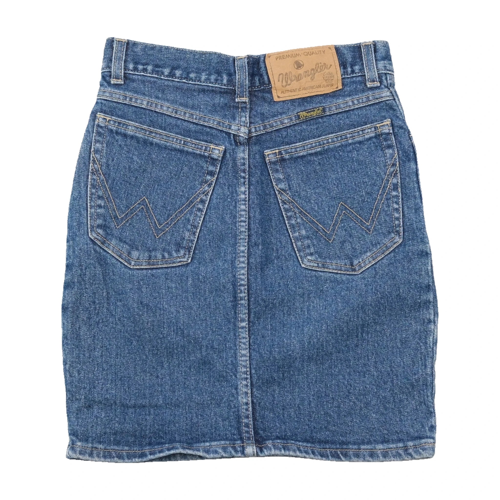 Wrangler Vintage Cotton Denim Mini Skirt