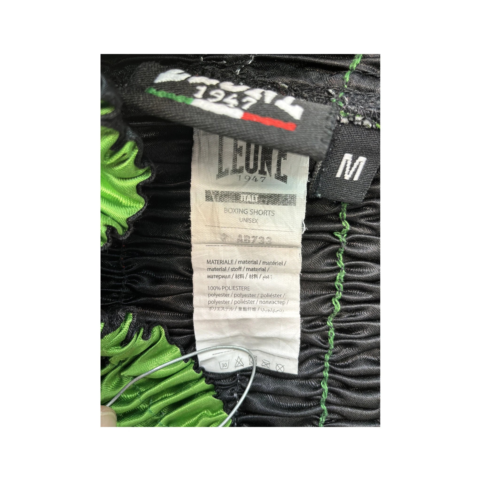 Leone 1947 Italian Tricolor Boxing Shorts