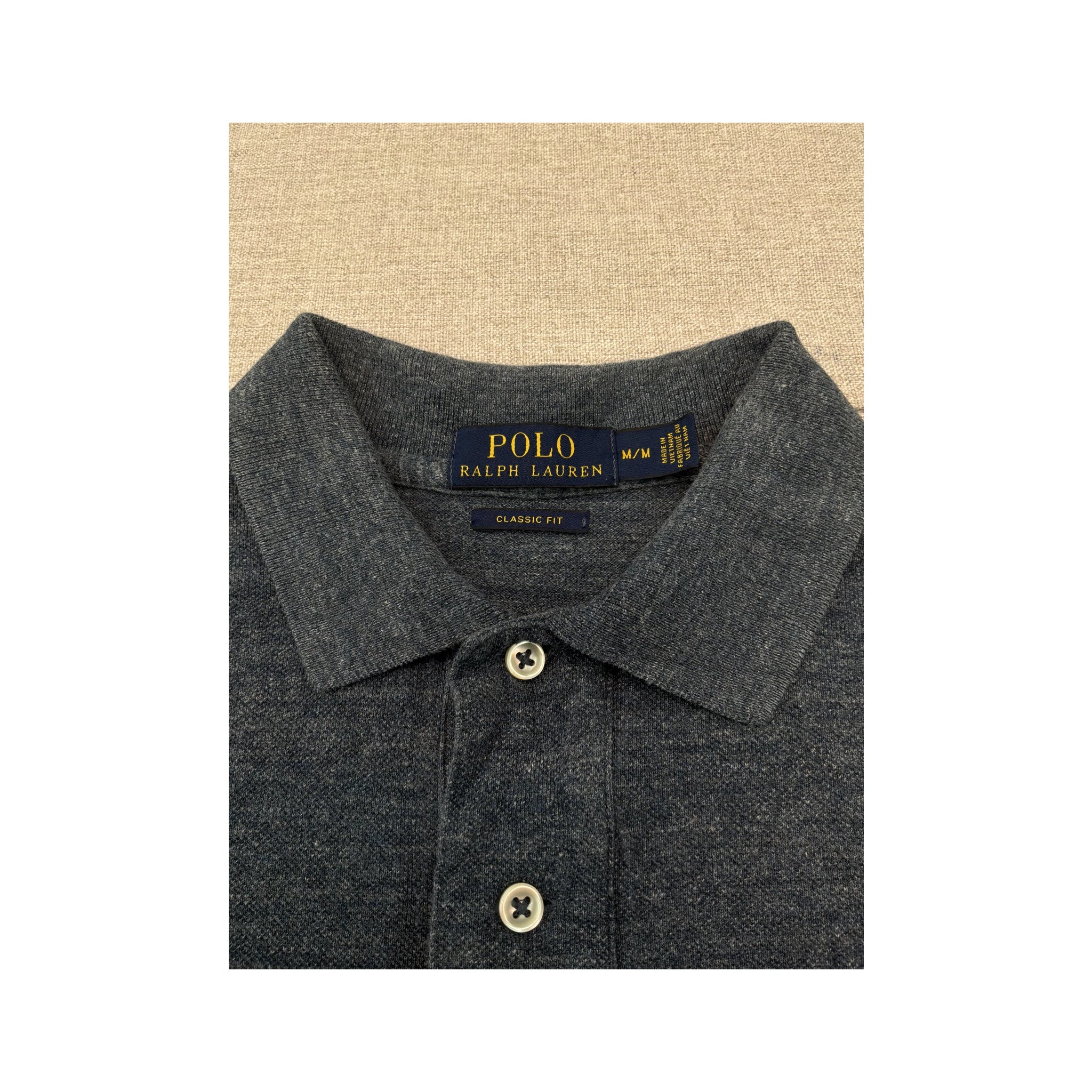 Polo Polo Ralph Lauren Azul-mesclado de Corte Clássico