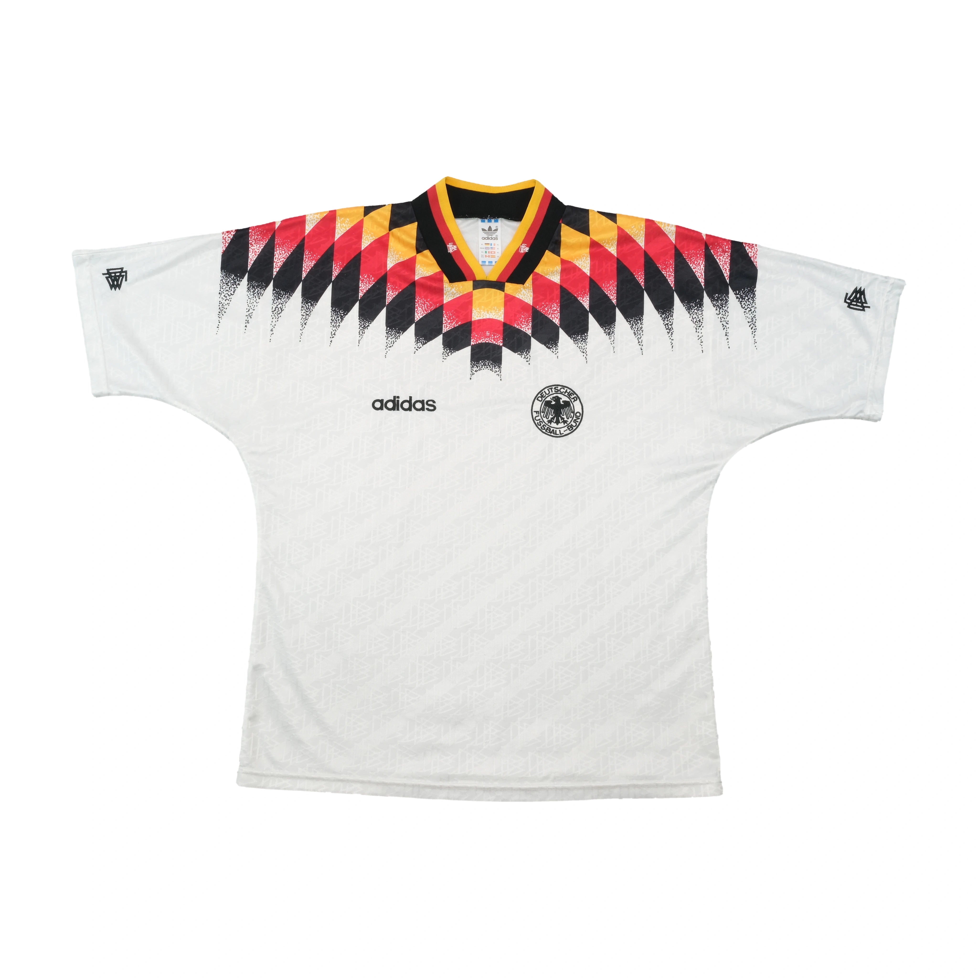 Adidas Vintage Germany National Team Geometric Soccer Jersey T-shirt