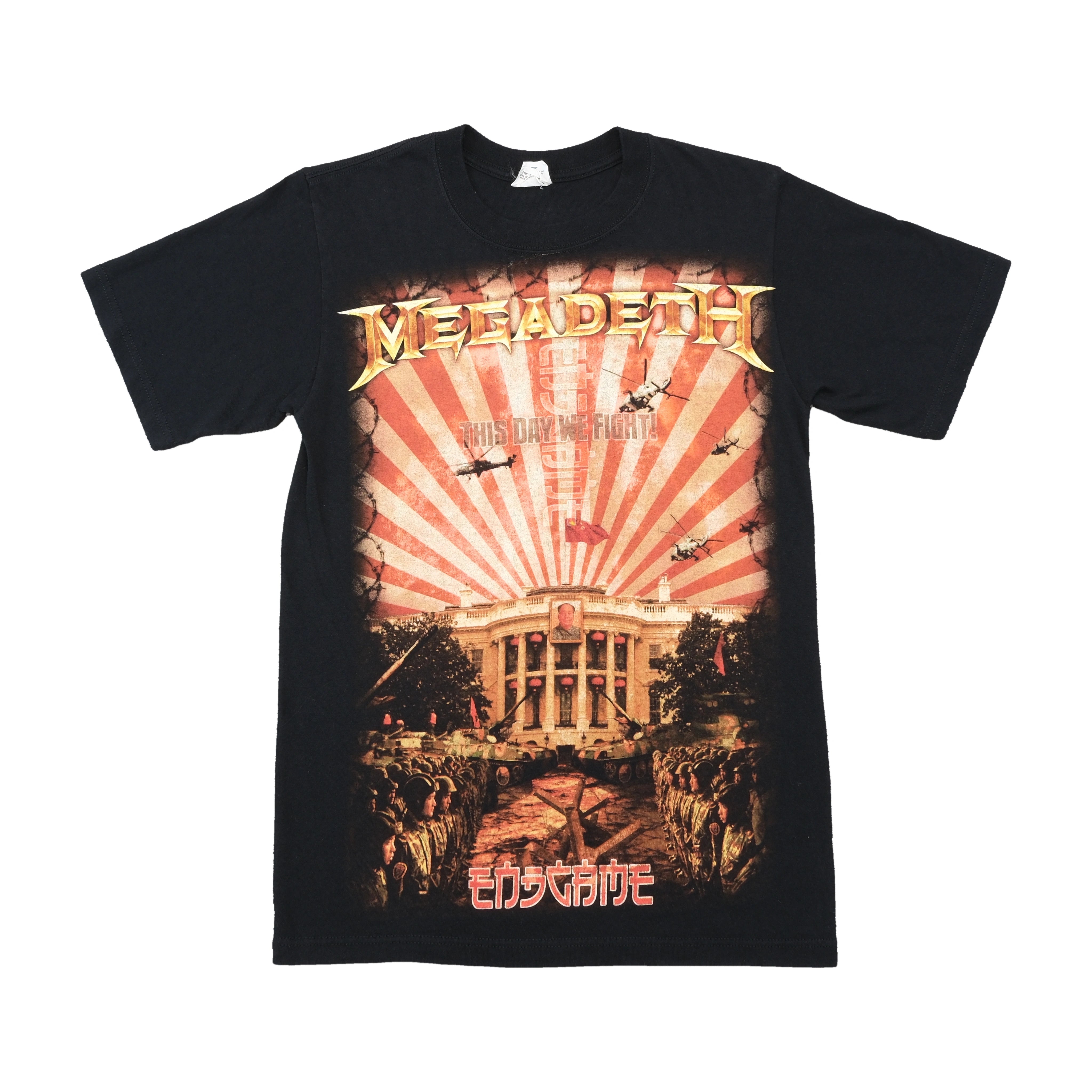 T-shirt de Banda Megadeth This Day We Fight com estampado gráfico