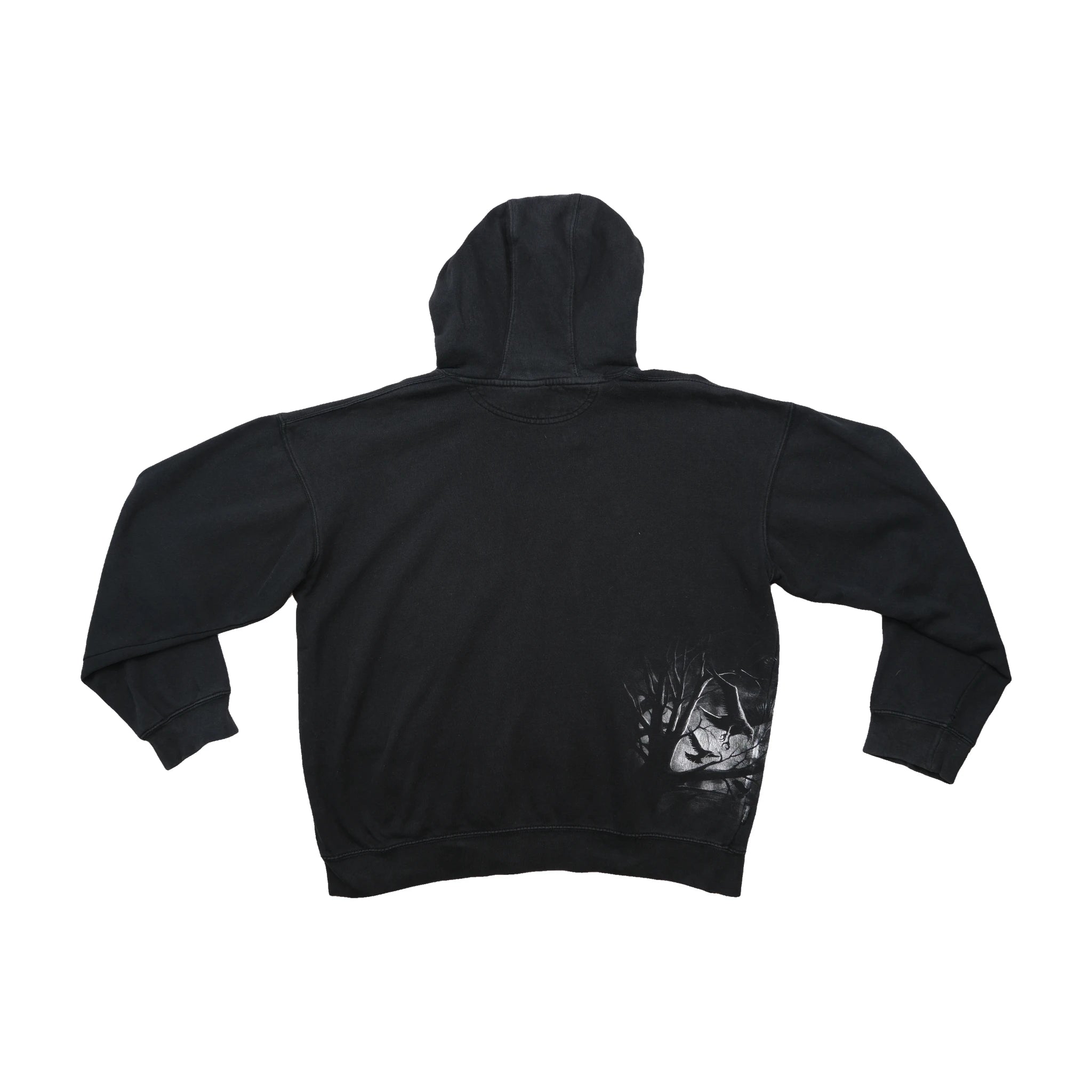 Spiral Direct Gothic Raven Graveyard Graphic Hoodie