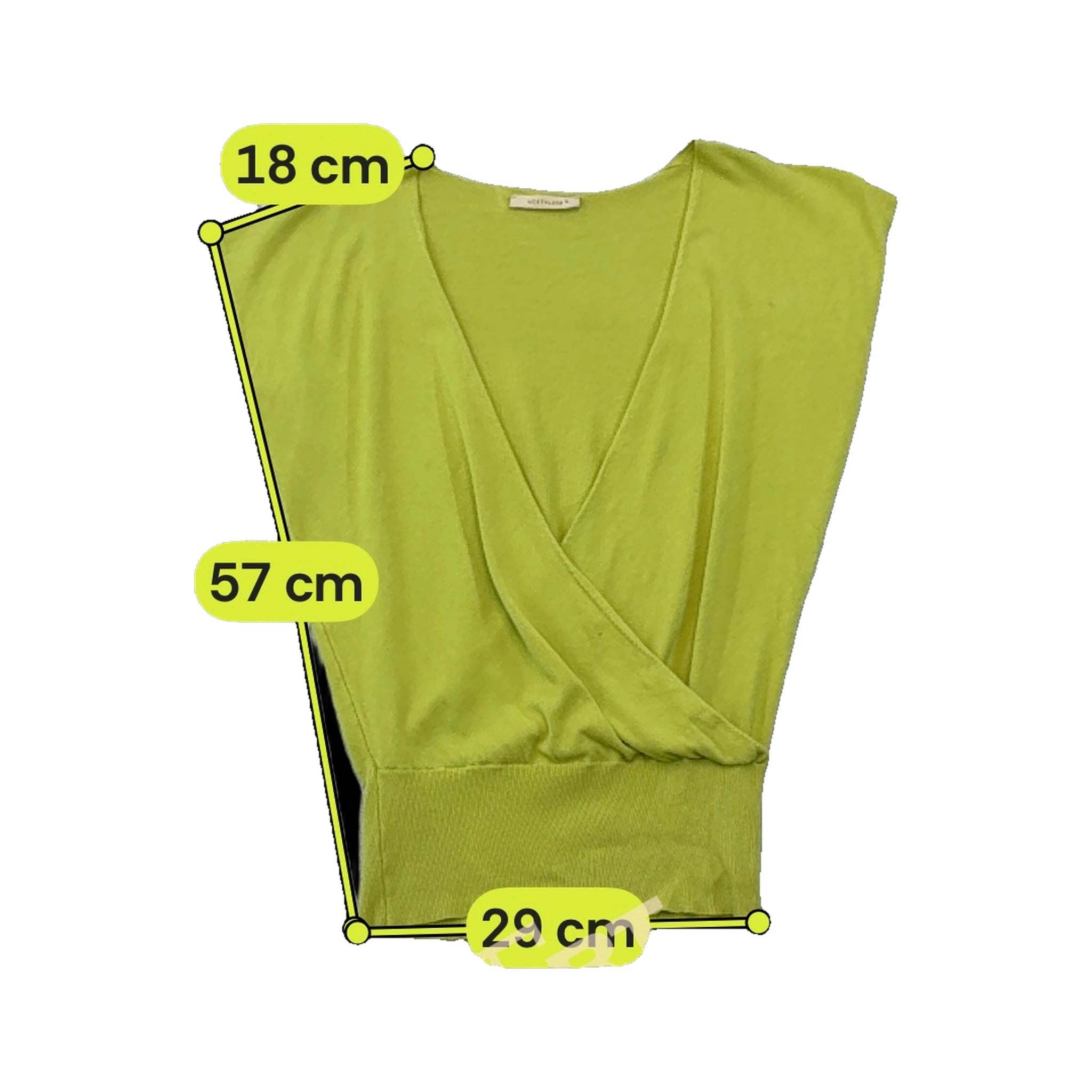 Northland Draped Surplice Cap Sleeve Blouse