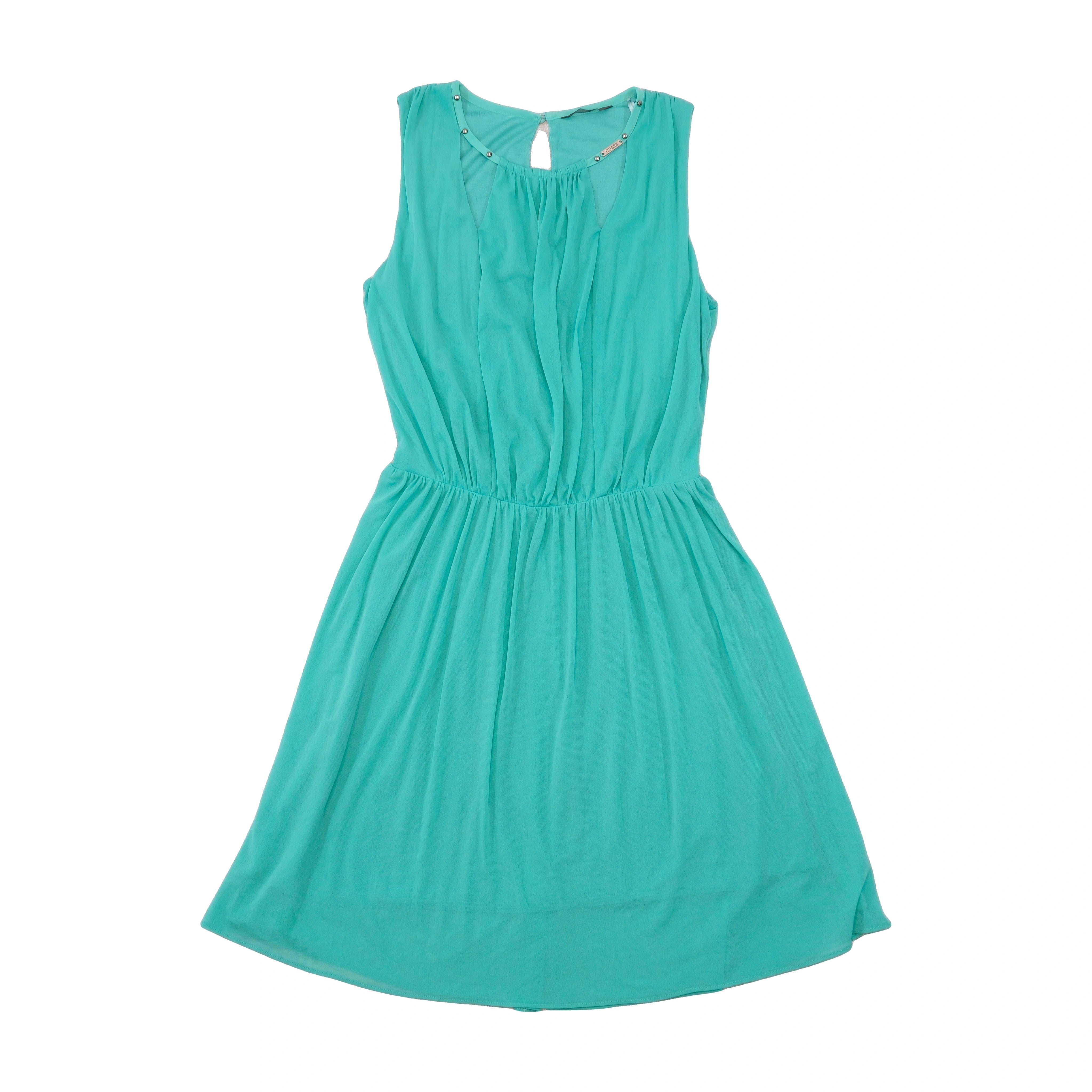 Guess Studded Neck Sleeveless Dress