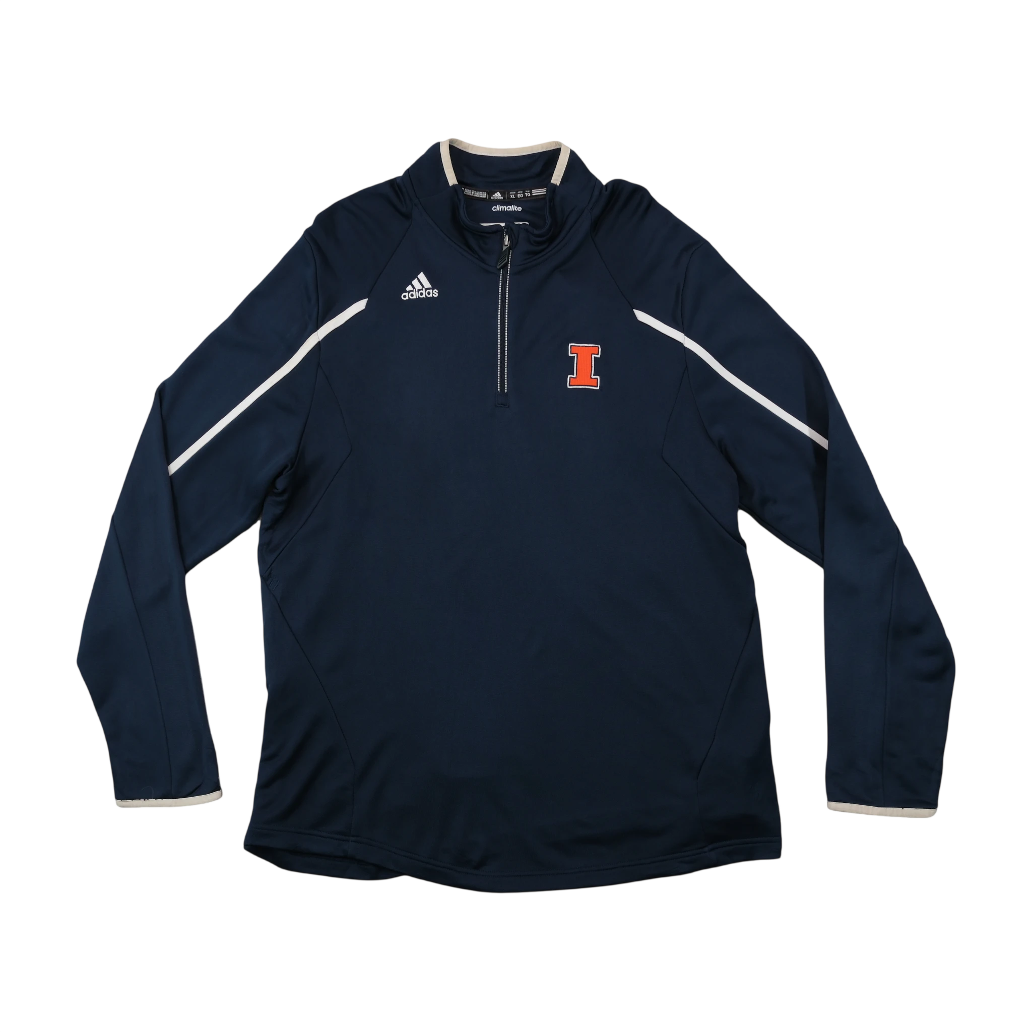 Adidas Climalite Quarter-Zip Polyester Fleece Pullover
